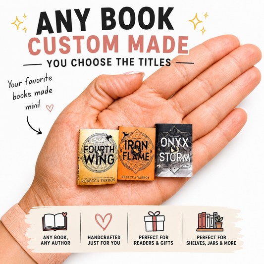 Custom Mini Books- Any Book You Want 🤗 (1-250 Mini Books)