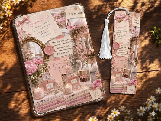 Romance Kindle Insert | Handmade Bookish Kindle Insert